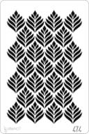 STENCIL 20X30CM 474 FLOWERS