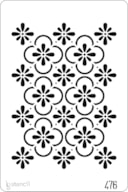 PLANTILLA 20X30CM 476 FLORES