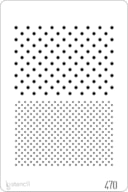 STENCIL 20X30CM 470 CIRCLES