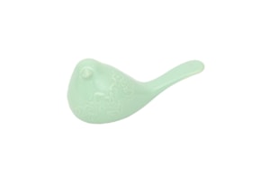 PAJARO MEDIO 15X7X7CM VERDE PASTEL