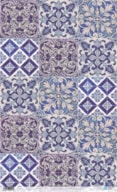 PAPEL ARROZ 54X33CM AZULEJOS VARIOS AZULES PFY-1916