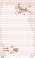PAPEL ARROZ 54X33CM SWEET BABY GIRL TEDDY PFY-14726