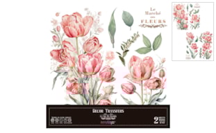 DECOR TRANSFERS 30X30CM TULIPS PFY-14793