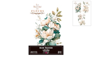 DECOR TRANSFERS 20X30CM MAGNOLIAS PFY-14802