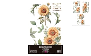DECOR TRANSFERS 20X30CM SUNFLOWERS PFY-14813