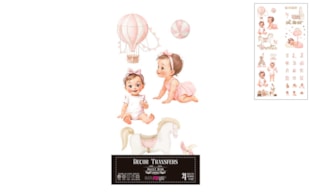 DECOR TRANSFERS 15X30CM SWEET BABY GIRL PFY-14781