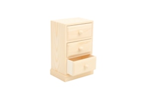 CAJA 3 GAVETAS 12X8.5X18.5CM