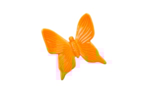 BORBOLETA MEDIA 10X9X3CM NARANJA