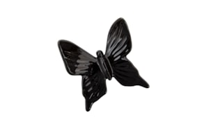 BORBOLETA MEDIA 10X9X3CM NEGRO