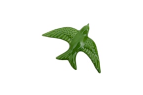 SWALLOW 15.5X11X3.5CM GREEN