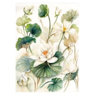 PAPEL ARROZ 32x45CM FLORAL 2390-697