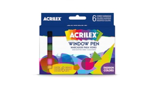 ASSORTED COLORS GLASS MARKER  06106  ACRILEX
