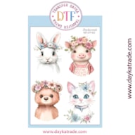 TRANSFER DTF-032G 20X28.5CM ANIMALS