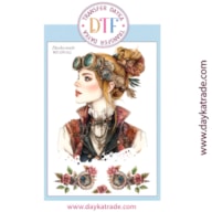TRANSFER DTF-011P 14.28X19CM LADY