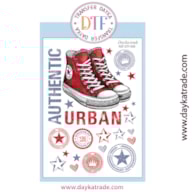 TRANSFER DTF-008P 14.28X19CM SNEAKERS AUTHENTIC URBAN