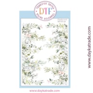 TRANSFER DTF-026P 14.28X19CM FLOWERS