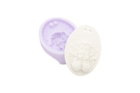 SILICON MOLD BASE W/ANGEL 8.5X5.5X2.5CM MLD293