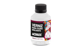 VERNIZ PARA TINTA COURO 100ML BRILHANTE 13012 ACRILEX