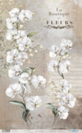 PAPEL ARROZ 54X33CM LA VIE EN FLEURS WHITE ORCHID PFY-15085