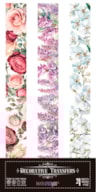 DECOR TRANSFERS 15X30CM BORDERS FLORES PFY-14619