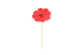 FLOWER D.8 X 24CM RED