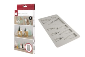 Silicone mould Gnome family, 14.5x26x1cm, 9 shapes, box 1pc