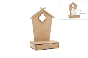 KIT CABANA P/NACIMIENTO 9.6X6.6X15.6X0.3CM MDF