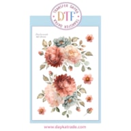 TRANSFER DTF-054P 14.28X19CM FLOWERS