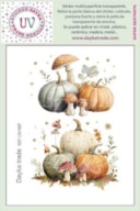 STICKER MULTISUPERFICIE TRANSP. UV-007 11.4X14.3CM  CALABAZS