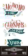 DECOR TRANSFERS 15X30CM HOJAS CHRISTMAS PFY-15239