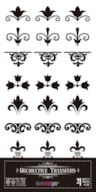 DECOR TRANSFERS 15X30CM HOJAS (ORNEMENTAL) PFY-15243