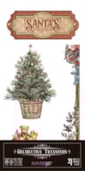 DECOR TRANSFERS 15X30CM SANTA´S WORKSHOP  PFY-15197