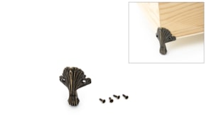 SET 4 PIES ORO VIEJO 3.2X4.4CM