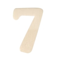 NUMERO 7 MADEIRA 4CM  RAYHER