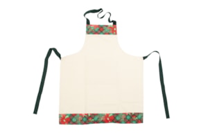 AVENTAL DE COZINHA 62.5x75/100CM XADREZ VERMELHO 2034VE