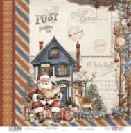 PAPELE SCRAP 30.5X31.8CM SANTA´S WORKSHOP PFY-15155