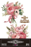 DECOR TRANSFERS 20X30CM PINKY ROSES  PFY-14641