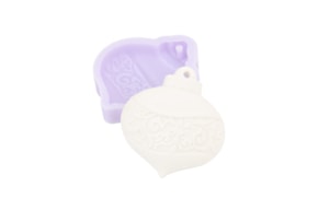 MOLDE SILICONE DECORACION NAVIDAD 5.5X6X1.5CM MLD310