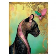 TRANSFER DTF TEXTIL 25X30CM GOLDEN PANTHER ARTIS DECOR