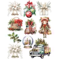 TRANSFER DTF TEXTIL 25X30CM CHRISTMAS 1 ARTIS DECOR
