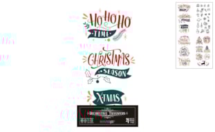 DECOR TRANSFERS 15X30CM FOLHAS NATAL PFY-15239