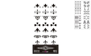 DECOR TRANSFERS 15X30CM FOLHAS (ORNEMENTAL) PFY-15243