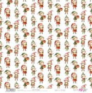 PAPEL SCRAP 30.5X31.8CM SANTA & FRIENDS PFY-15393