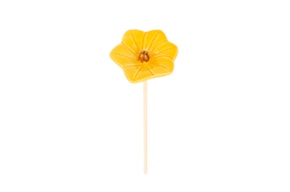 FLOR ESTRELA D.8.5 X 24CM AMARELO