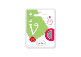 SINETE LATAO D. 1.9CM  71322 LETRA DUPLA V BLISTER