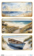 PAPEL ARROZ 54X33CM LANDSCAPE SUNNY BEACH III  PFY-15268