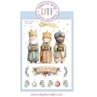 TRANSFER DTF-059G 20X28.5CM REIS MAGOS