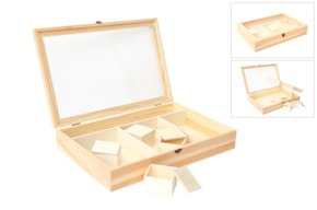 CAIXA C/4 CX e DIVISORIAS 45X29.5X8CM