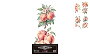 DECOR TRANSFERS 15X30CM PESSEGOS PFY-15726