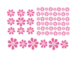 STENCIL 21X15CM FLORAL 300021188 ACRILEX